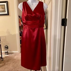 Beautiful Red Bridesmaid or Cocktail Dress